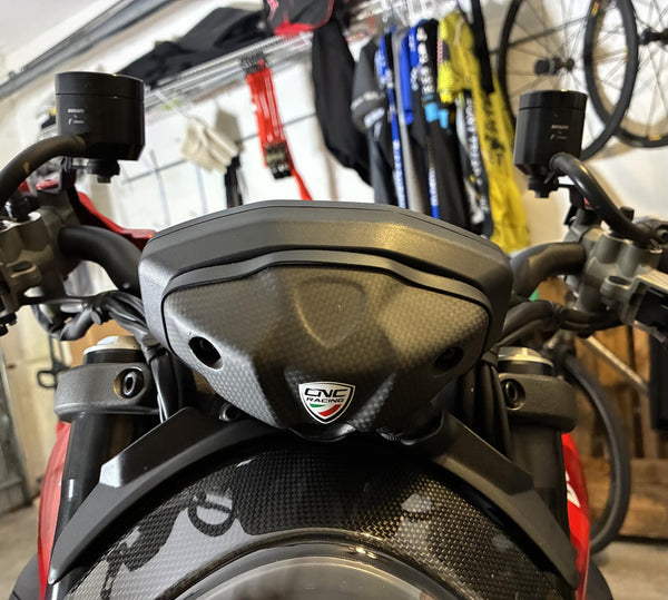CNC RACING | Instrument panel cover Ducati Monster 937 - Carbon