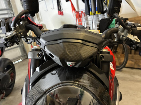 CNC RACING | Instrument panel cover Ducati Monster 937 - Carbon