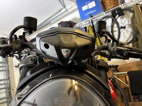 CNC RACING | Instrument panel cover Ducati Monster 937 - Carbon