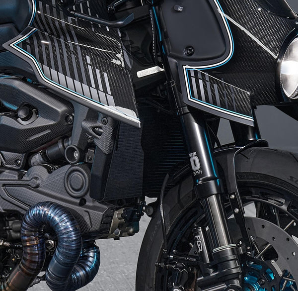 CNC RACING | Radiator side protector Ducati Monster 937 - Carbon