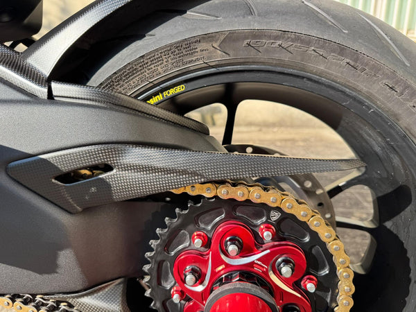 CNC RACING | Swingarm cable cover carbon Ducati Multistrada V4 Pikes Peak and RS
