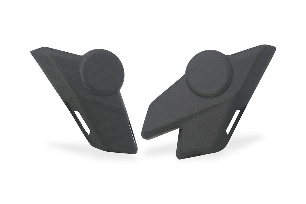 CNC RACING | Frame side plates lower covers carbon no hole Ducati Multistrada V4
