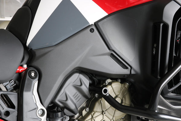 CNC RACING | Engine side covers Ducati Multistrada V4 - Carbon