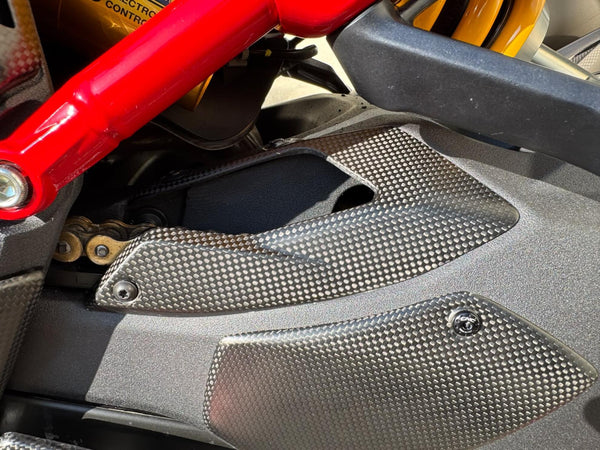 CNC RACING | Front chain guard carbon Ducati Multistrada V4 Pikes Peak