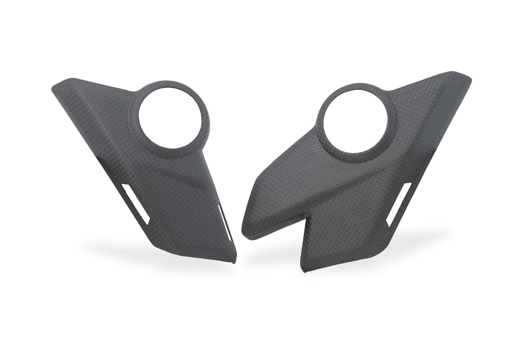 CNC RACING | Frame side plates lower covers with holes carbon for Ducati Multistrada V4