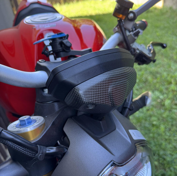 CNC RACING | Cockpit cover Ducati Monster 797 821 1200 - Carbon Matt