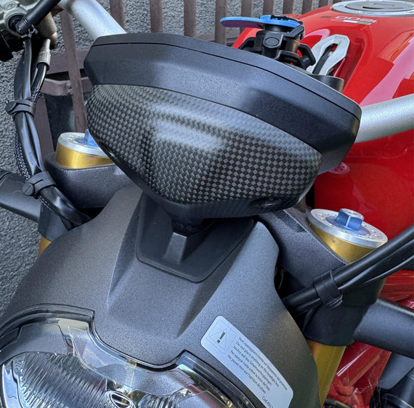 CNC RACING | Cockpit cover Ducati Monster 797 821 1200 - Carbon Matt