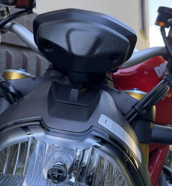 CNC RACING | Cockpit cover Ducati Monster 797 821 1200 - Carbon Matt