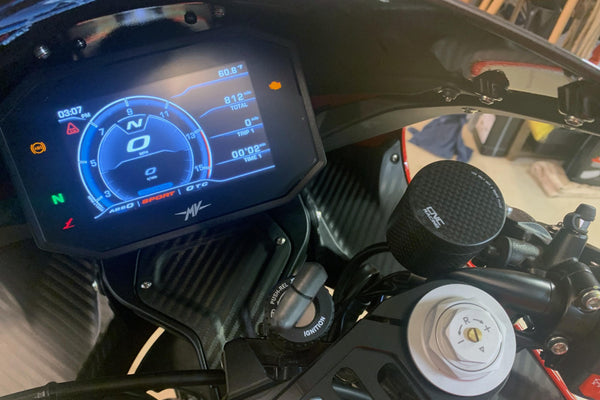 CNC RACING | Headlight support cover MV Agusta Superveloce - Carbon