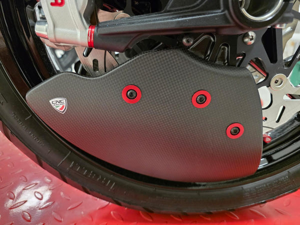 CNC RACING | GP Ducts EVO – Glossy Carbon Brake Cooling System – Ducati Multistrada V4 MY2025