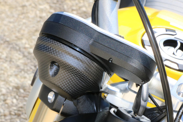 CNC RACING | Dashboard lower cover - matt carbon Ducati Scrambler
