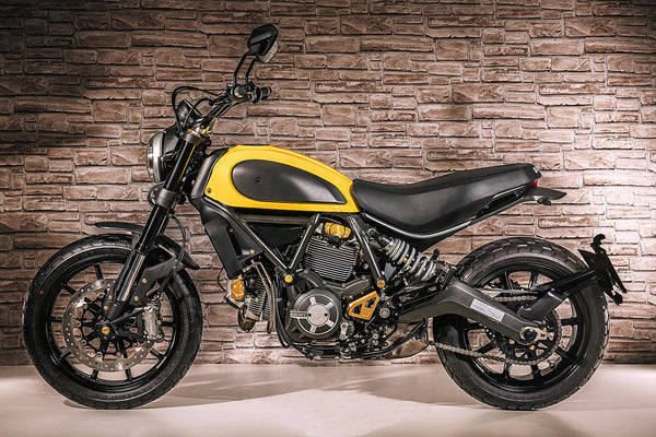 CNC RACING | Fuel tank protection matt carbon Ducati Scrambler