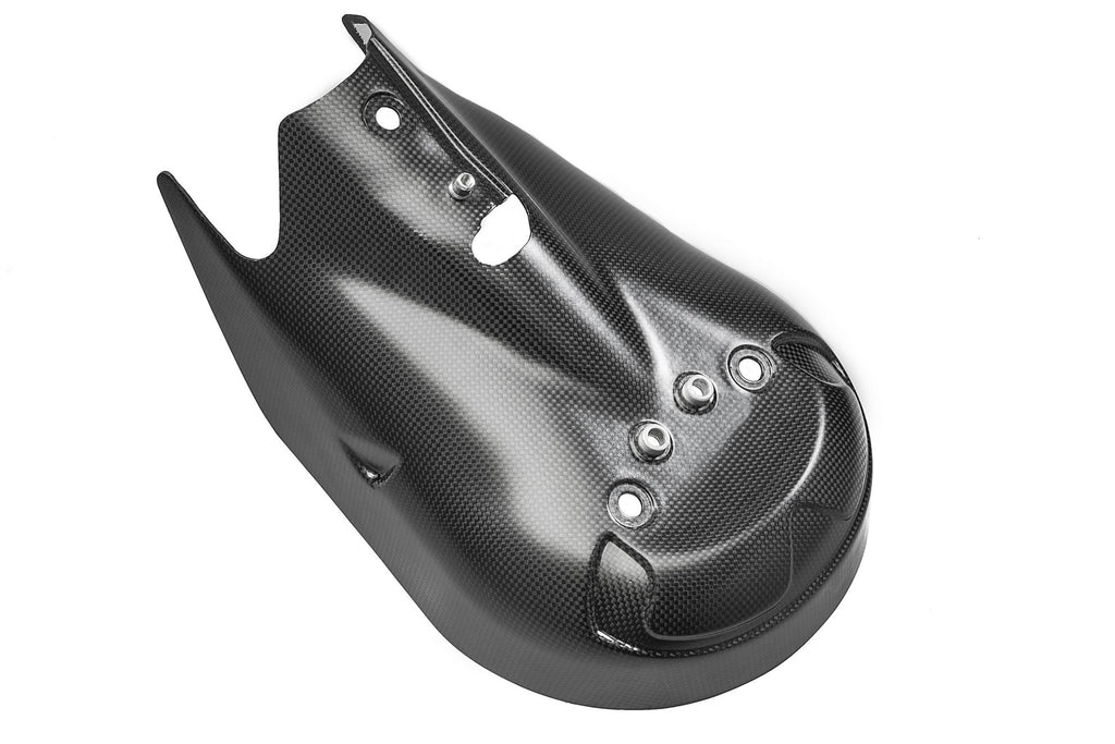 CNC RACING | exhaust heat guard made from matte carbon for Ducati Panigale and Streetfighter
