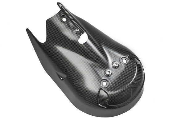 CNC RACING | exhaust heat guard made from matte carbon for Ducati Panigale and Streetfighter