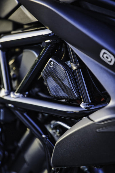 CNC RACING | Starter relay solenoid cover MV Agusta - Carbon