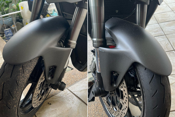 CNC RACING | Front mudguard Ducati 955 Panigale V2 - Matt Carbon
