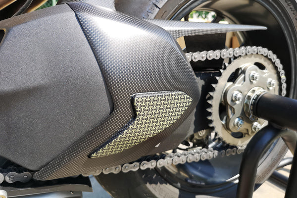 CNC RACING | Swingarm cover Ducati Panigale V4 - Carbon/Kevlar