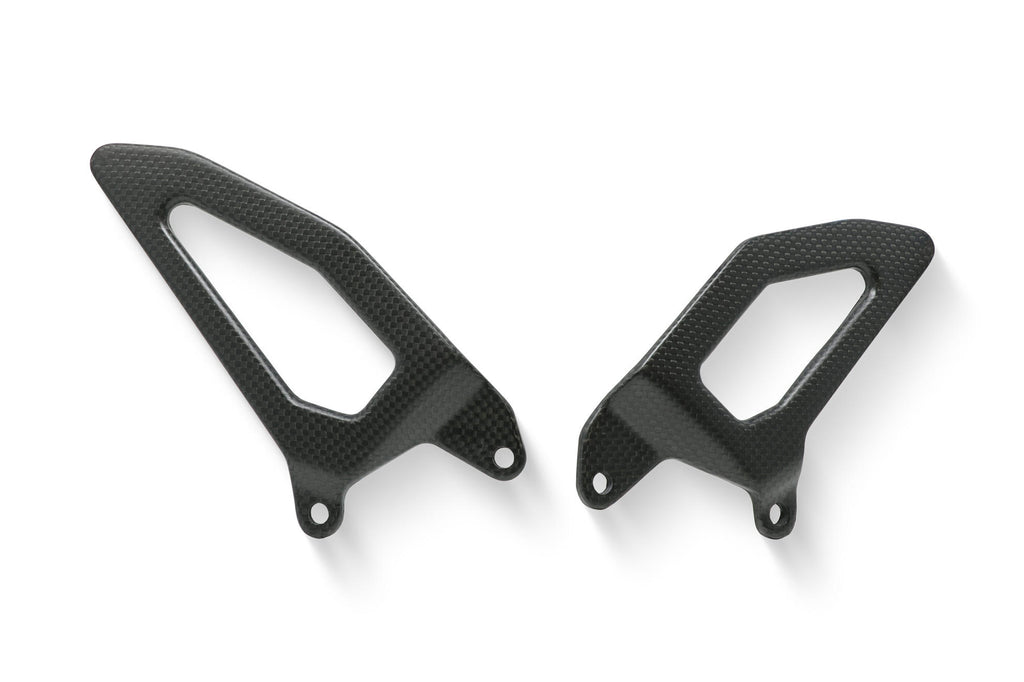 CNC RACING | Heel guard kit for our rearsets Ducati Panigale V4 - carbon matt
