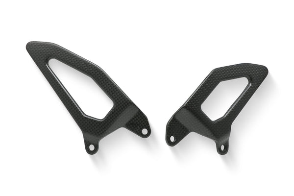 CNC RACING | Heel guard kit for our rearsets Ducati Panigale V4 - carbon matt