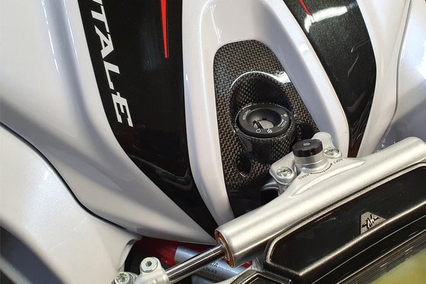 CNC RACING | Ignition switch cover MV Agusta - carbon