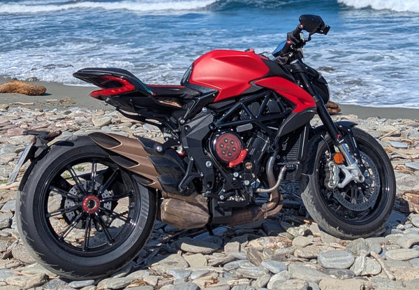CNC RACING | Exhaust heat guard carbon MV Agusta Brutale and Dragster