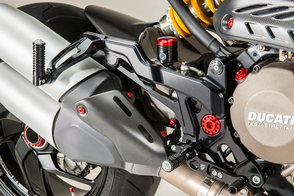 CNC RACING | Side exhaust protection Ducati Monster 1200