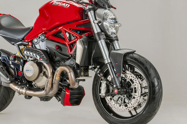 CNC RACING | Front mudguard Ducati Monster - matt carbon