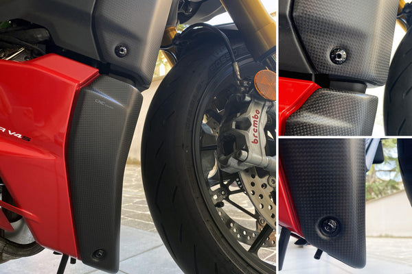 CNC RACING | Radiator side covers Ducati Streetfighter V4 - carbon