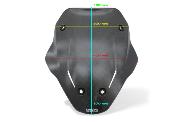 CNC RACING | Sport screen Ducati Multistrada V4 - Carbon