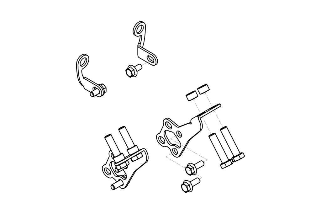 CNC RACING | GP DUCTS - mounting kit