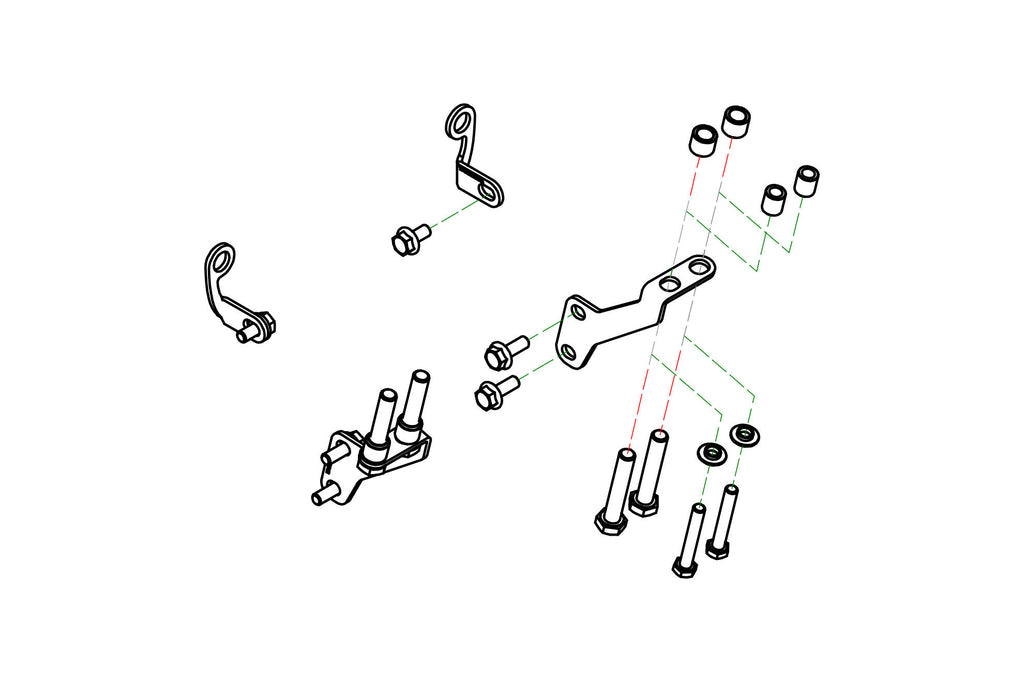 CNC RACING | GP DUCTS - mounting kit