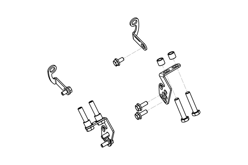 CNC RACING | GP DUCTS - mounting kit