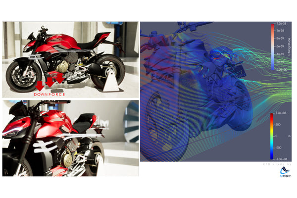 CNC RACING | GP Winglets Ducati Streetfighter V4 - Carbon fiber