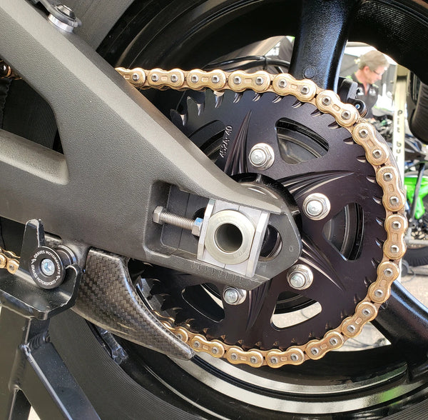 Graves Motorsports ZX10R / ZX6R / Ninja 400 / Ninja 500 / ZX-4RR Swingarm Spools