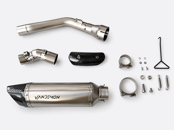 Kawasaki ZX10R & ZX10RR Vandemon Titanium Slip-On Cat Delete