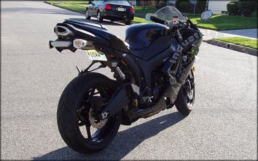 TST Fender Eliminator / License Plate Bracket 07-08 ZX6R