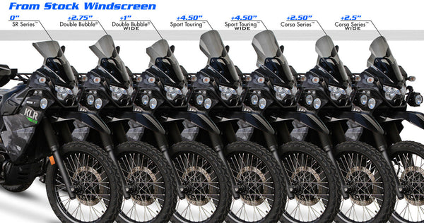 Zero Gravity Racing Kawasaki KLR 650 / S / Adventure / Traveler / ABS 2022-2025 windscreen image 23