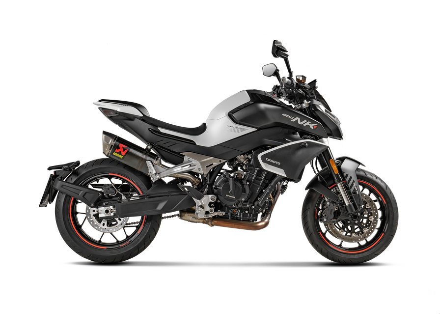 AKRAPOVIC CFMOTO 800NK 2023-2026 Slip-On Line (Carbon) S-CF8SO1-HAPLC