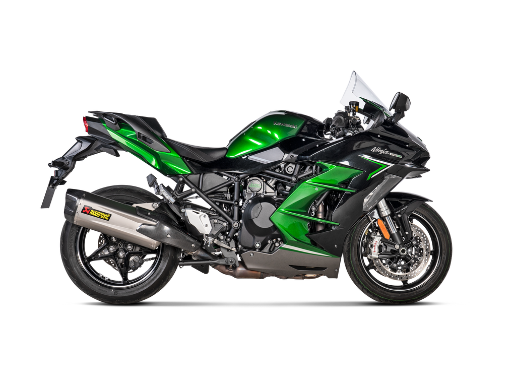 AKRAPOVIC Kawasaki Ninja H2 SX 2018-2020 Slip-On Line (Titanium) S-K10SO21-HRAABL