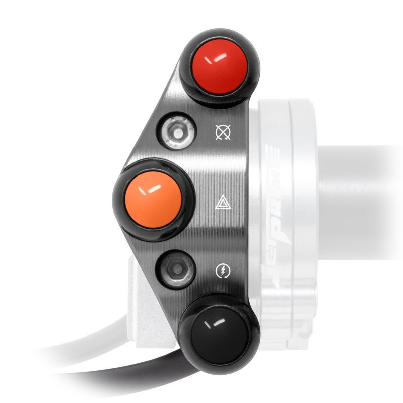 Additional handlebar switch for quick throttle for Triumph Daytona 660 (Titanium) – JP PDQ TR001 T