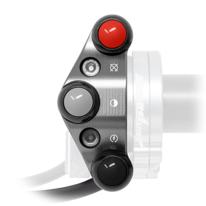 Additional handlebar switch for quick throttle for Aprilia RS 660 (Titanium) – JP PDQ AP061 T