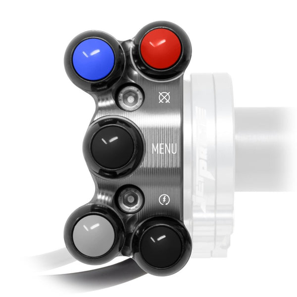 Additional handlebar switch for quick throttle for Yamaha YZF-R1 (Titanium) – JP PDQ YA033 T