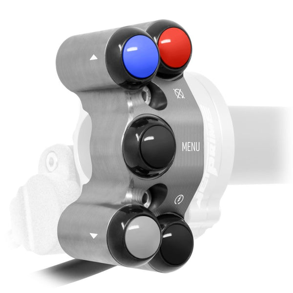 Additional handlebar switch for quick throttle for Yamaha YZF-R1 (Titanium) – JP PDQ YA033 T