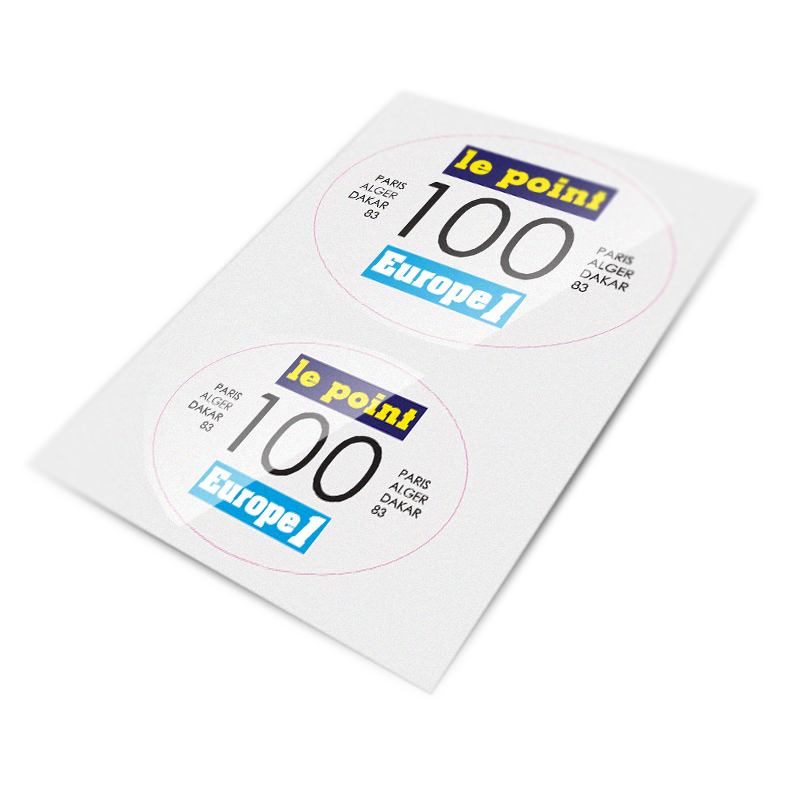 Unit Garage 5045 Le Point Stickers for Number Plate