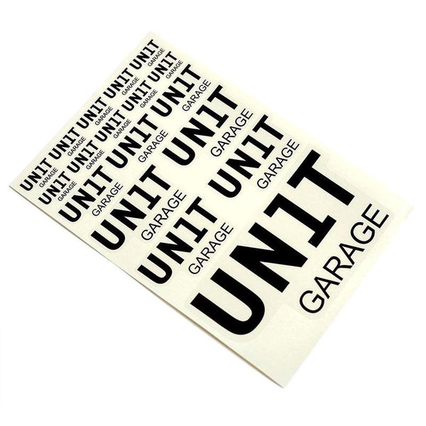 Unit Garage U025 Unit garage stickers