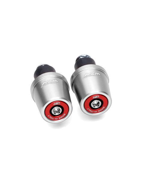 AEM Factory DU094 Rhodium Silver and Lava Red