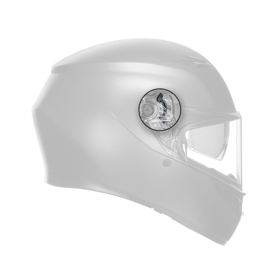 AGV CLICK VISOR MECHANISM K3 - BLACK