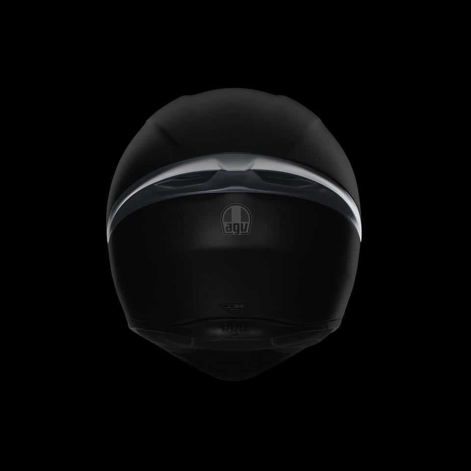 AGV K1 S  PAINTED SPOILER - BLACK METAL