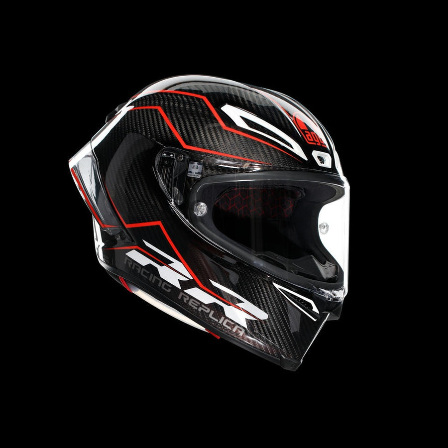 AGV PISTA GP RR PERFORMANTE CARBON/RED - MOTORBIKE FULL FACE HELMET E2206 DOT