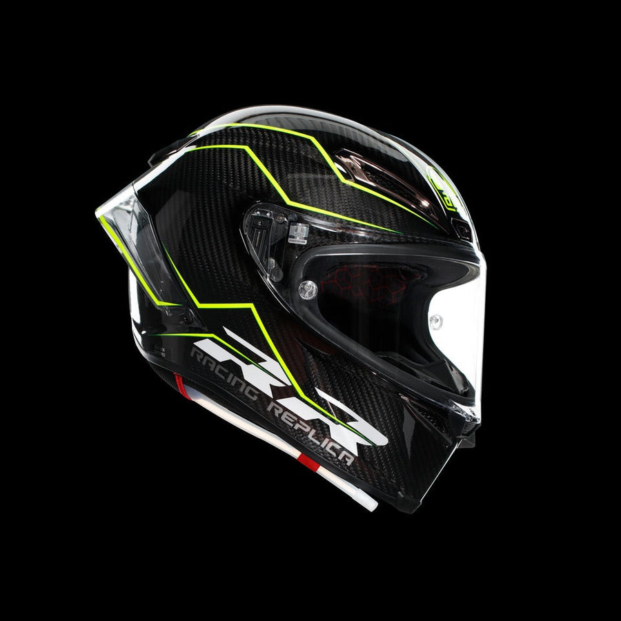 AGV PISTA GP RR PERFORMANTE CARBON/LIME - MOTORBIKE FULL FACE HELMET E2206 DOT